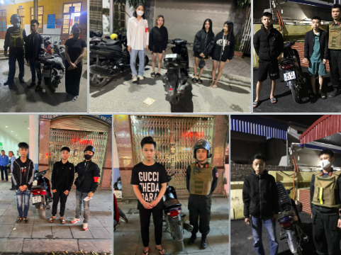 Phòng Cảnh sát cơ động - CATP: Bàn giao Công an huyện Thủy Nguyên xử lý 06 trường hợp vi phạm trật tự an toàn giao thông